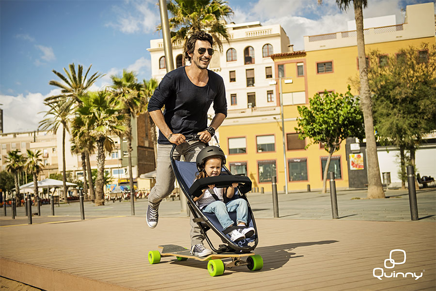 quinny longboard stroller